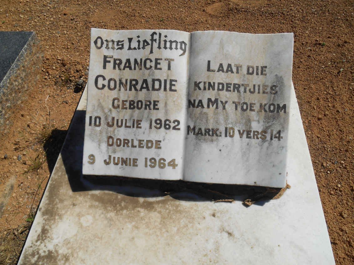 CONRADIE Francet 1962-1964
