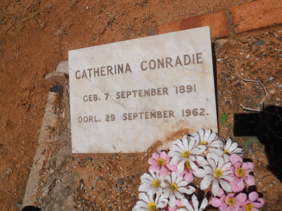 CONRADIE Catherina 1891-1962