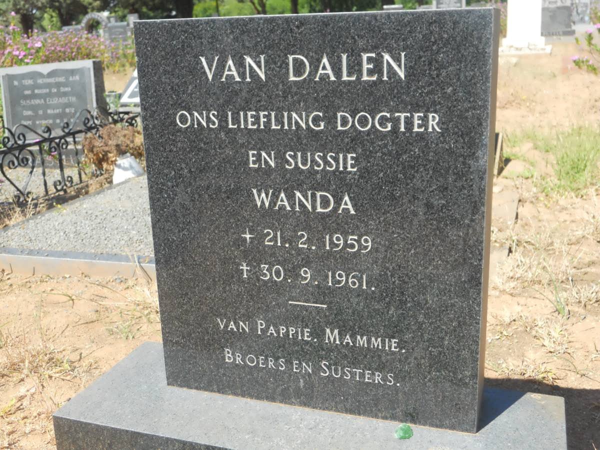 DALEN Wanda, van 1959-1961