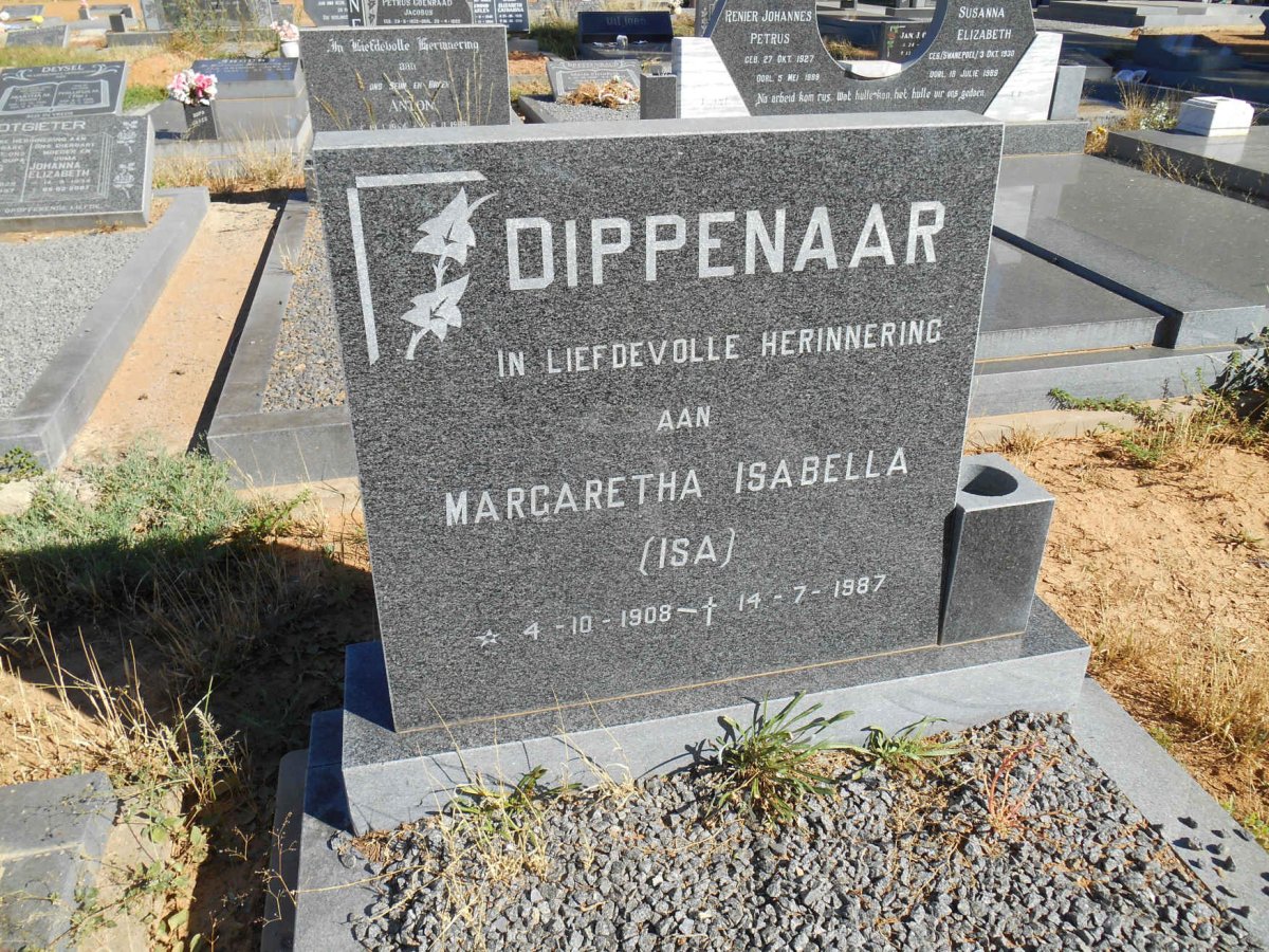 DIPPENAAR Margaretha Isabella 1908-1987