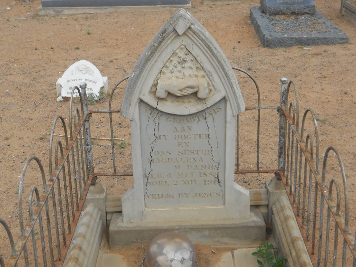 DAMES Magdalena M. 1883-191?