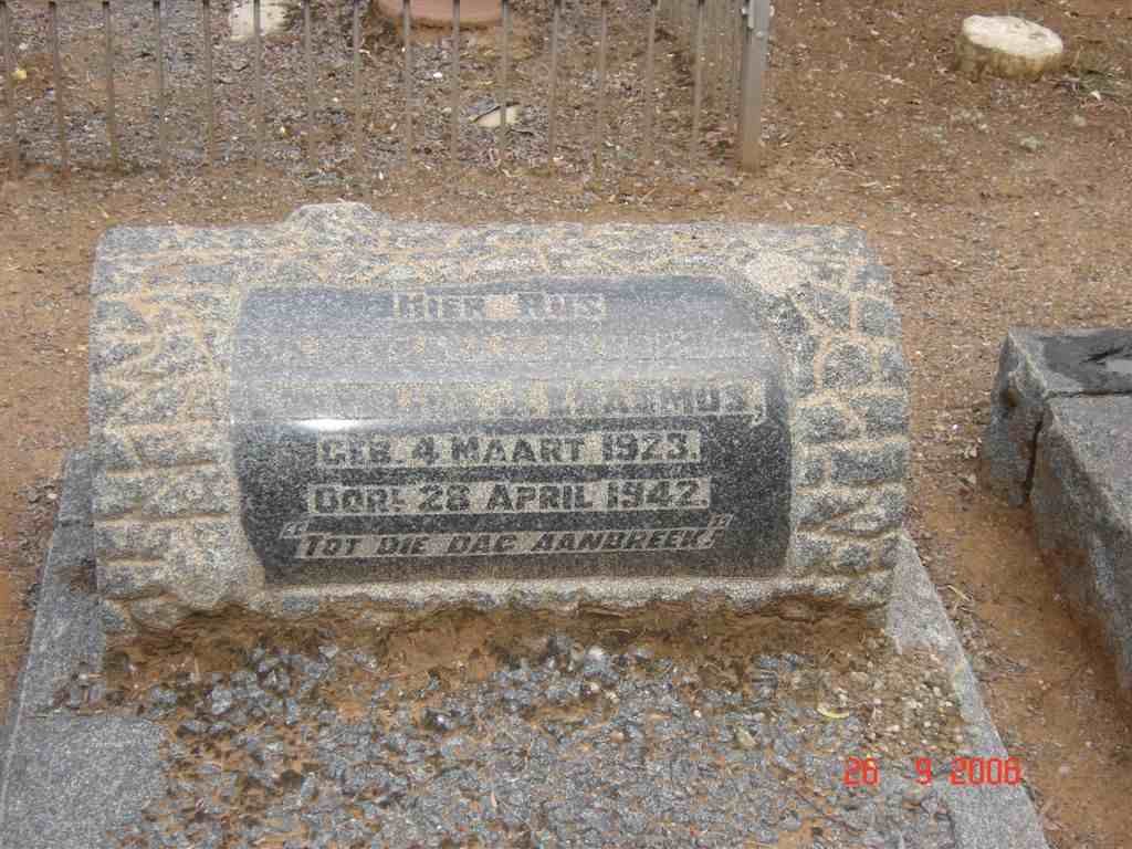 ERASMUS Cornelius J. 1923-1942
