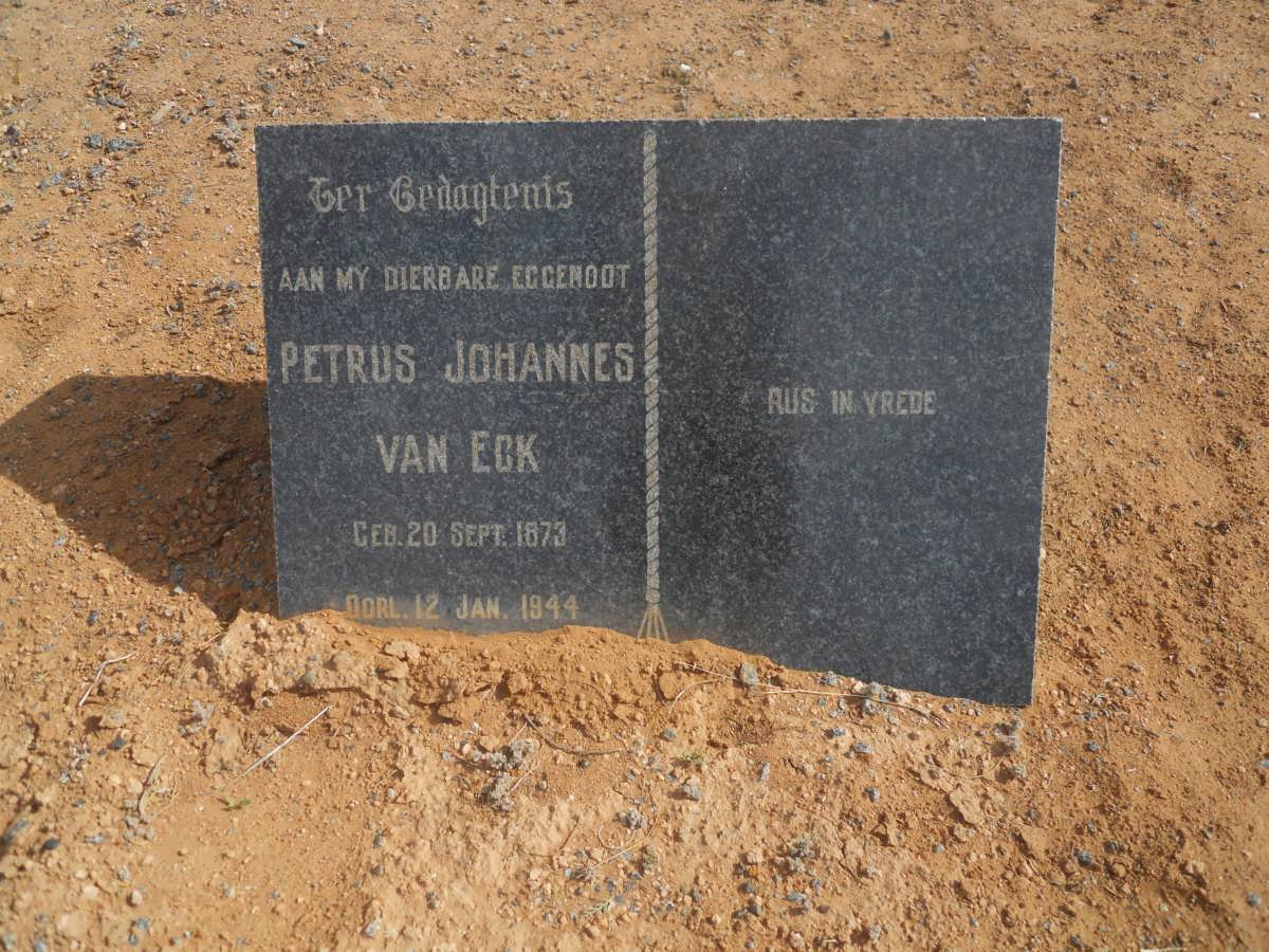 ECK Petrus Johannes, van 1873-1944
