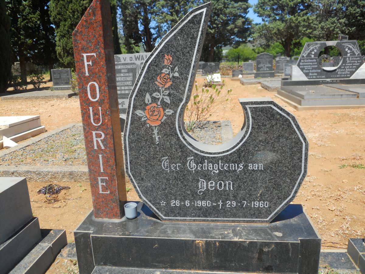FOURIE Deon 1960-1960