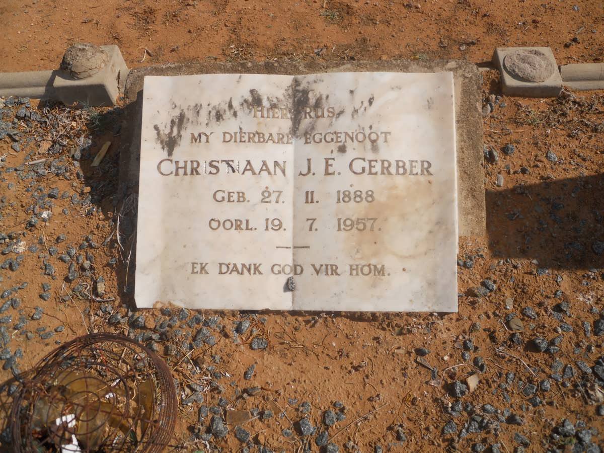 GERBER Christiaan J.E. 1888-1957