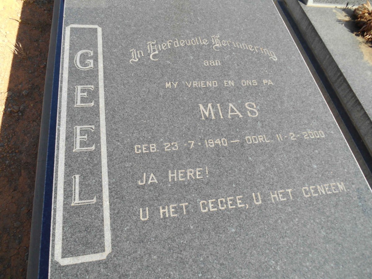 GEEL Mias 1940-2000