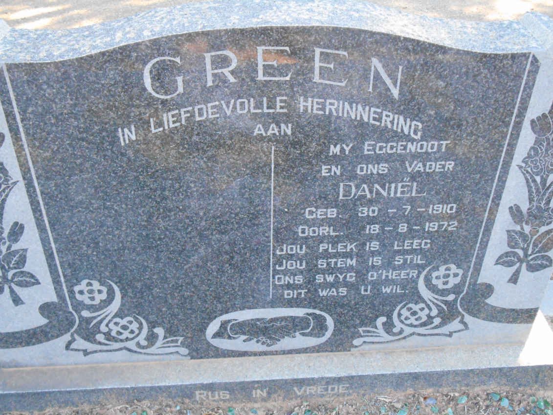 GREEN Daniël 1910-1972