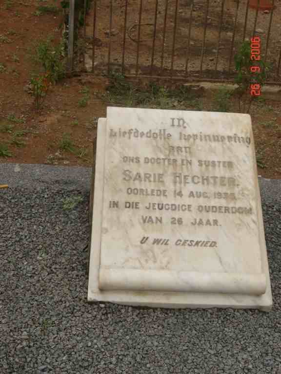 HECHTER Sarie -1935