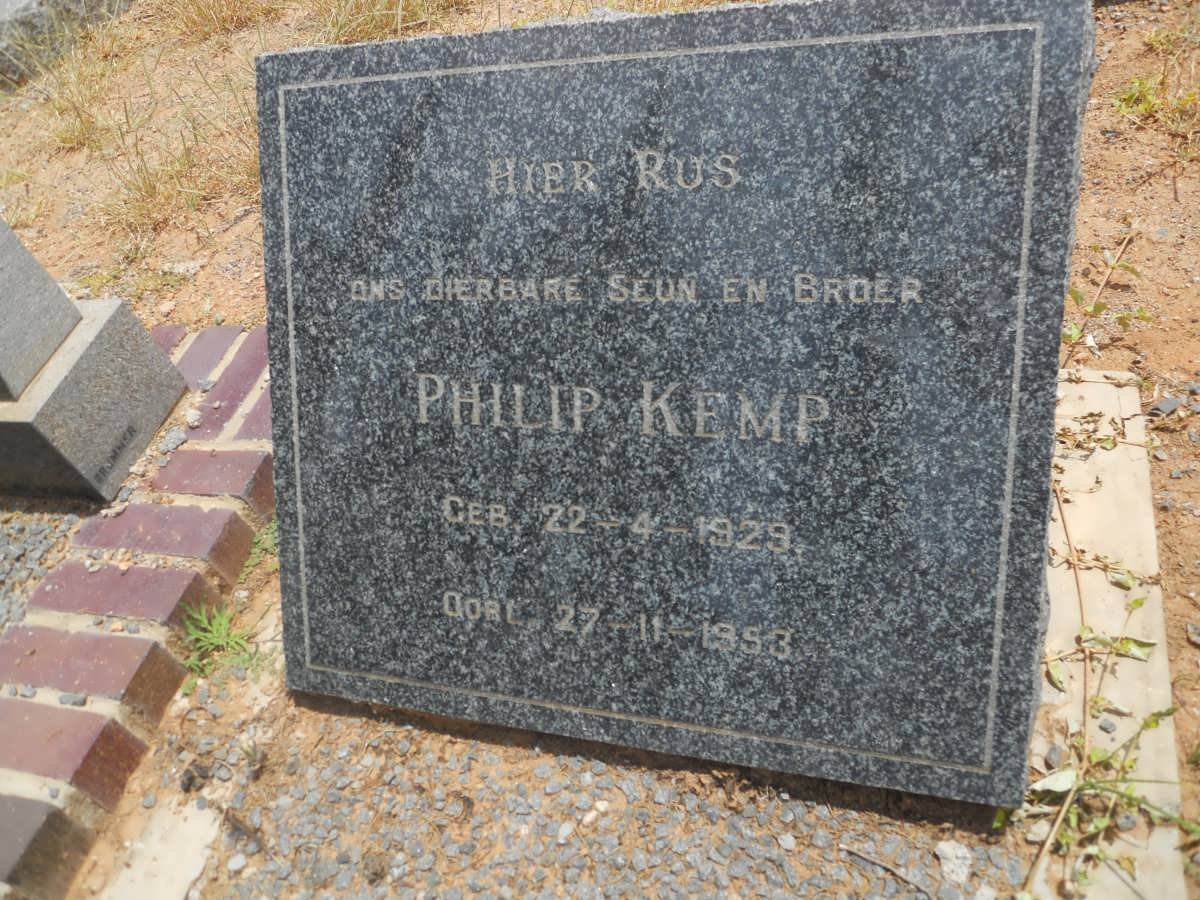 KEMP Philip 1929-1953
