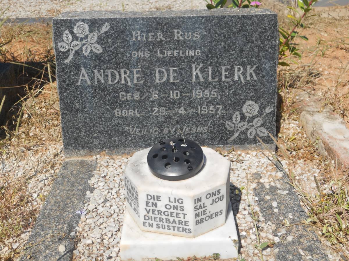 KLERK André, de 1955-1957