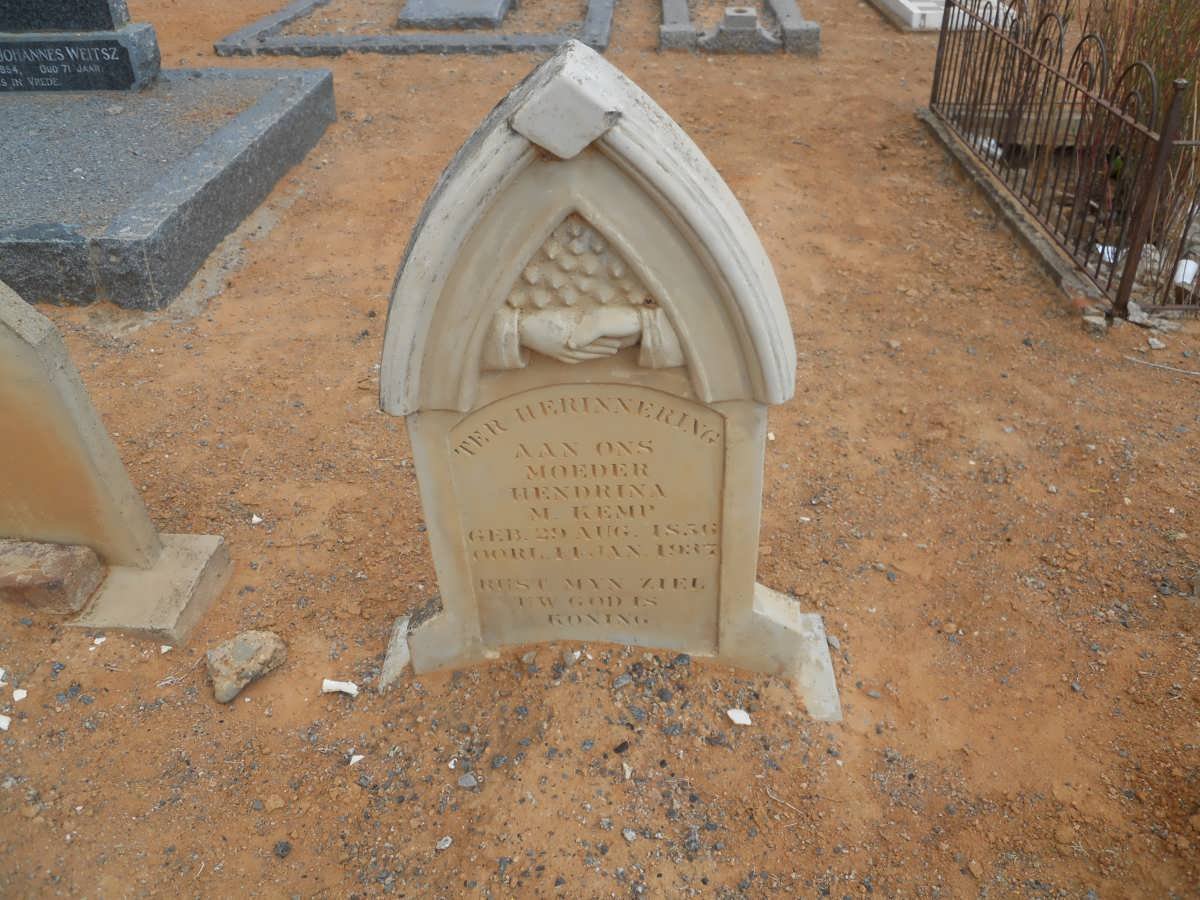 KEMP Hendrina M. 18?6-1937
