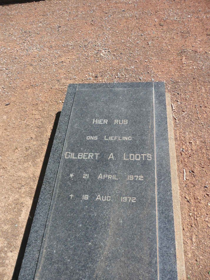LOOTS Gilbert A. 1972-1972