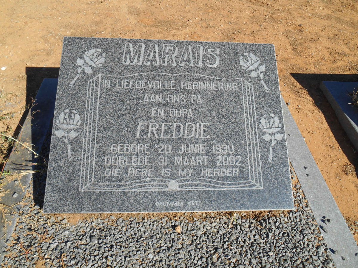 MARAIS Freddie 1930-2002
