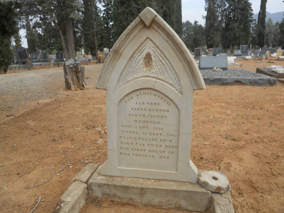 MOMBERG Sarah Jacoba 1892-1922