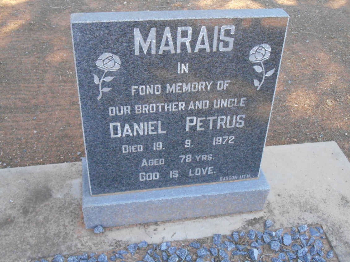 MARAIS Daniel Petrus -1972