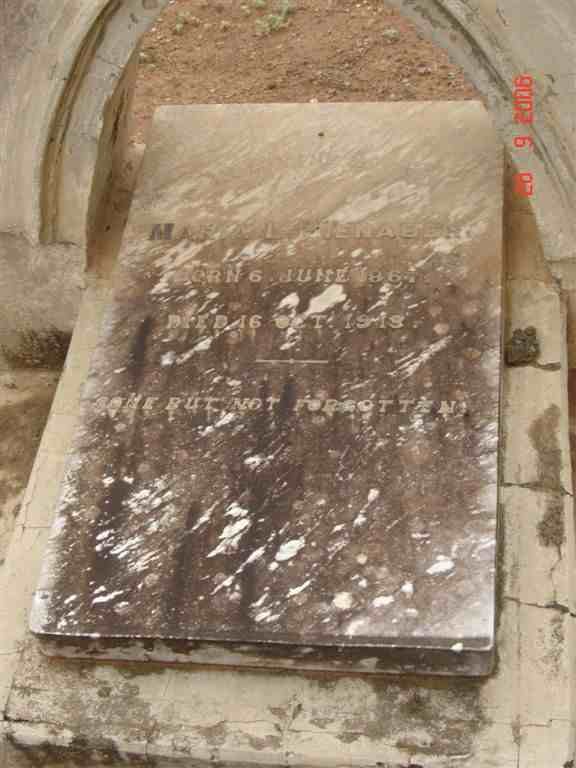 NIENABER Maria L. 1867-1918