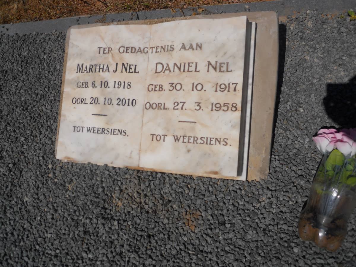 NEL Daniel  1917-1958 &amp; Martha J. 1918-2010