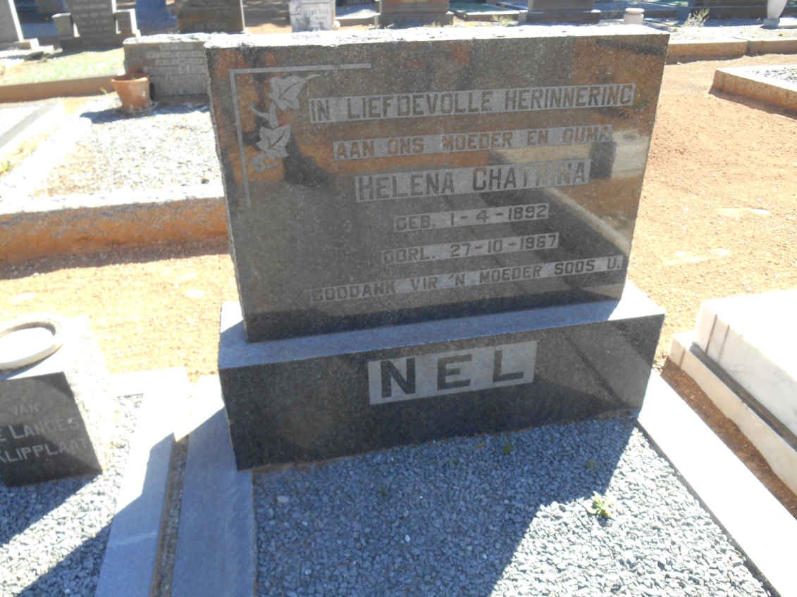 NEL Helena Chatrina 1892-1967