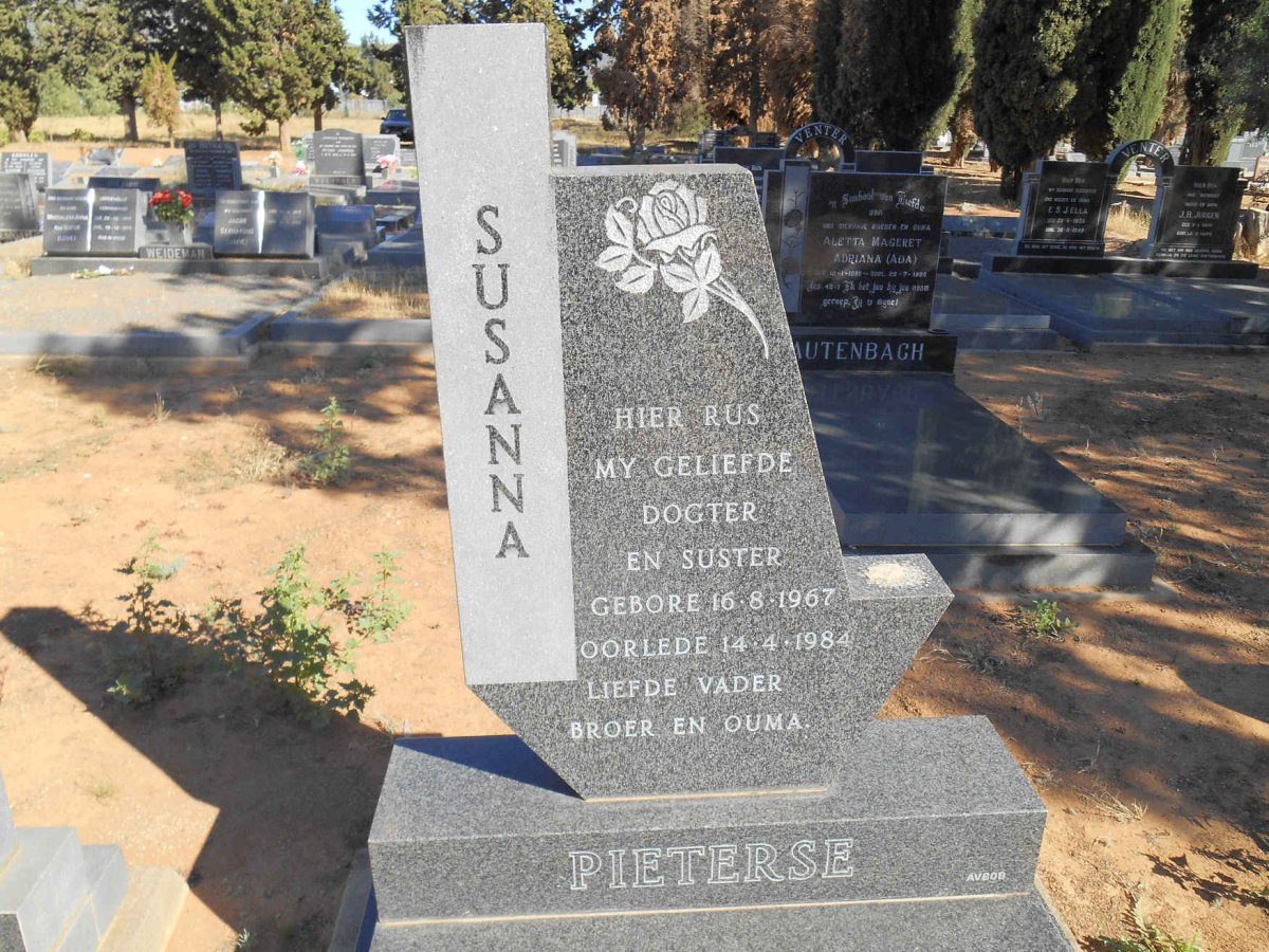 PIETERSE Susanna 1967-1984