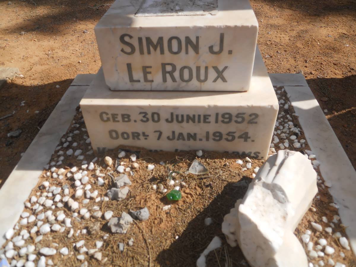 ROUX Simon J., le 1952-1954