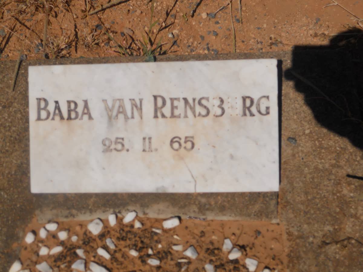 RENSBURG Baba, van -1965