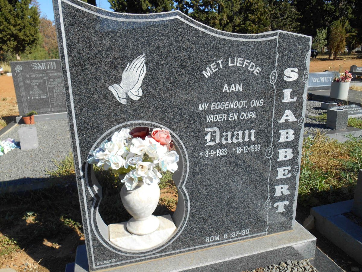 SLABBERT Daan 1933-1999