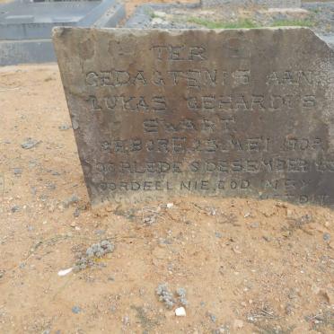 SWART Lukas Gehardus 1902-1953