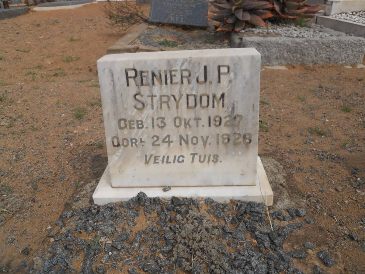 STRYDOM Renier J.P. 1927-1928
