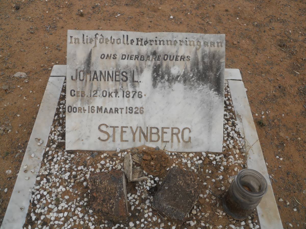 STEYNBERG Johannes L. 1876-1926