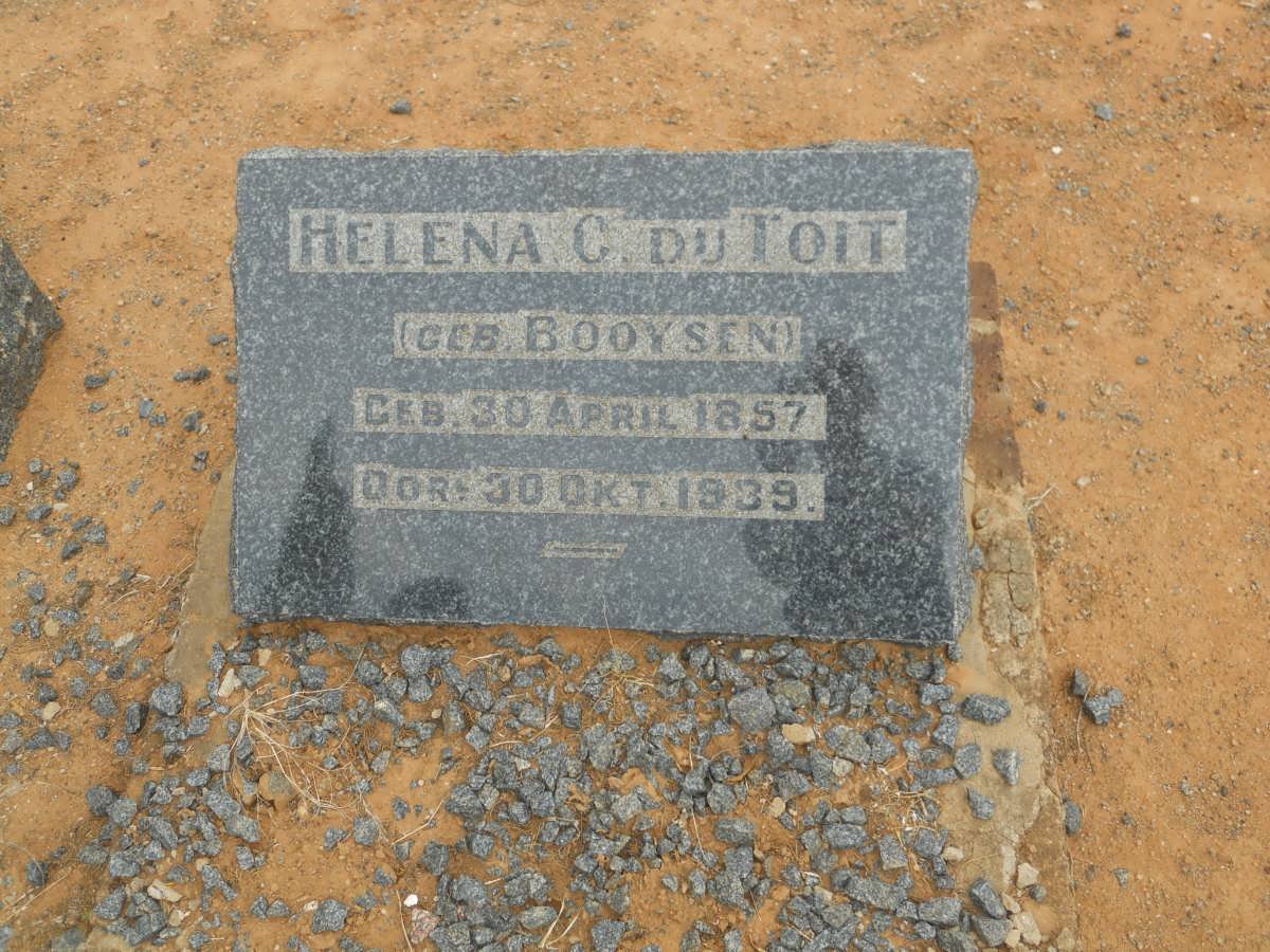 TOIT Helena C., du nee BOOYSEN 1857-1939