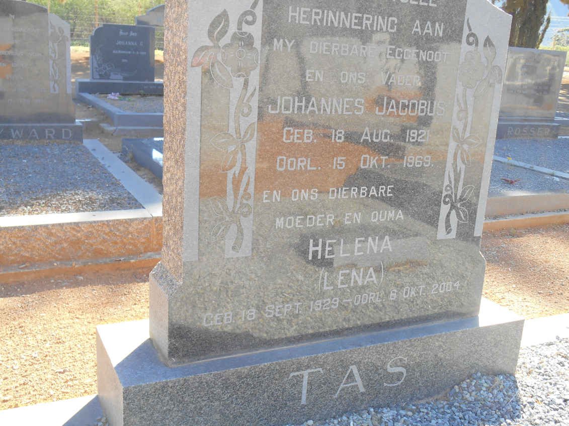 TAS Johannes Jacobus 1921-1969 &amp; Helena 1929-2004