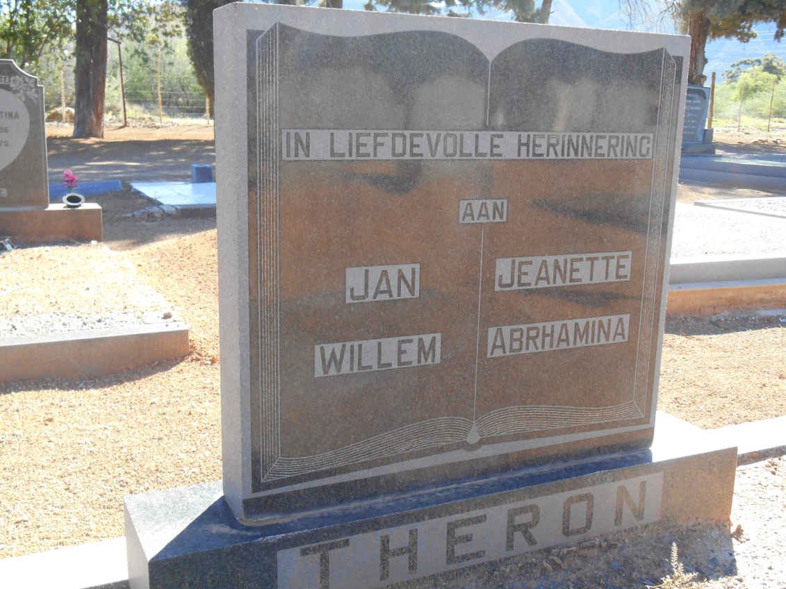 THERON Jan Willem &amp; Jeanette Abrhamina