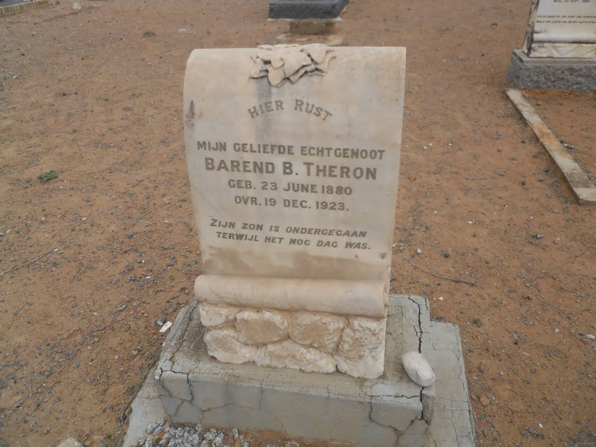 THERON Barend B. 1880-1923