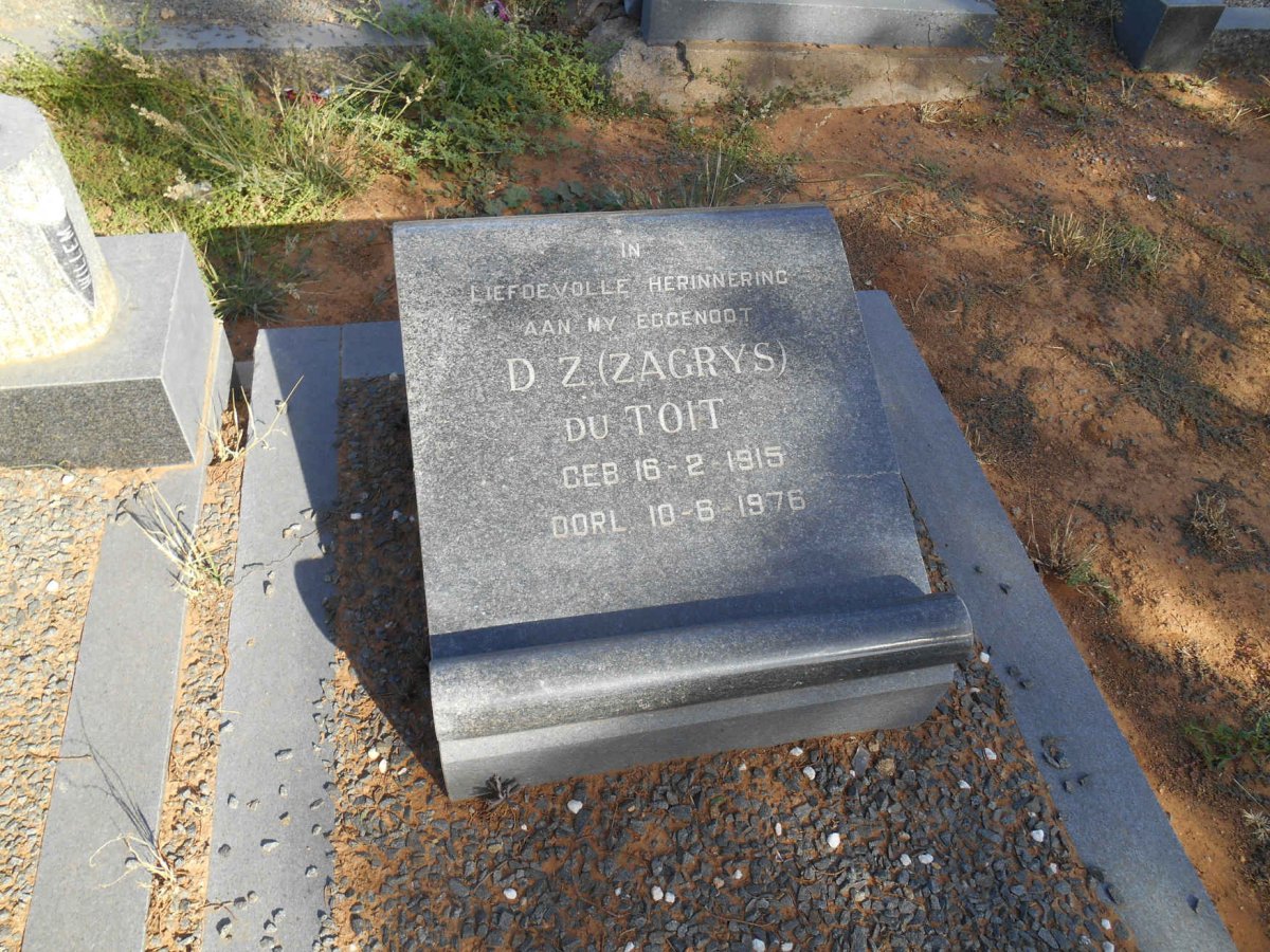 TOIT D.Z., du 1915-1976