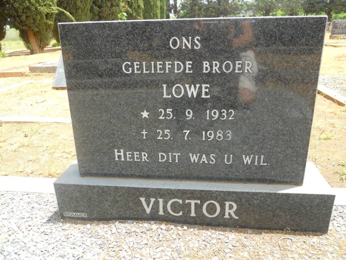 VICTOR Lowe 1932-1983