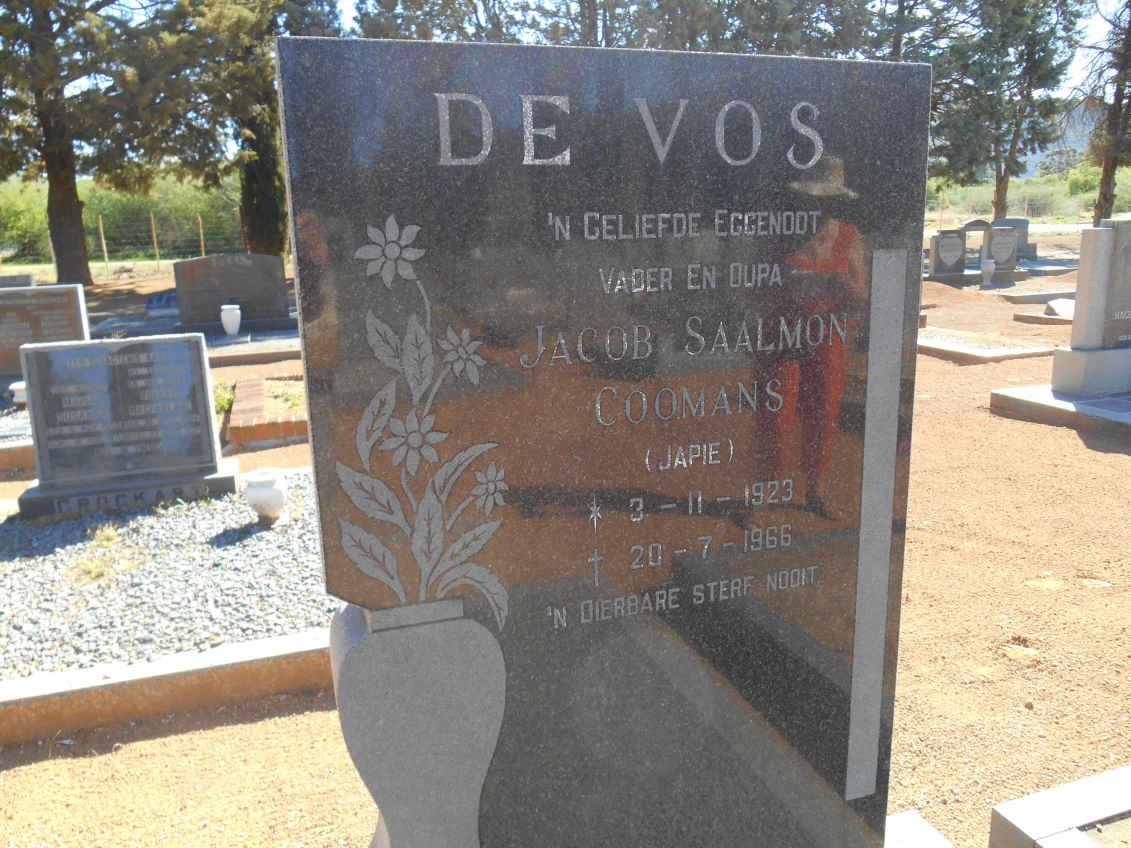 VOS Jacob Saalmon Coomans, de 1923-1966