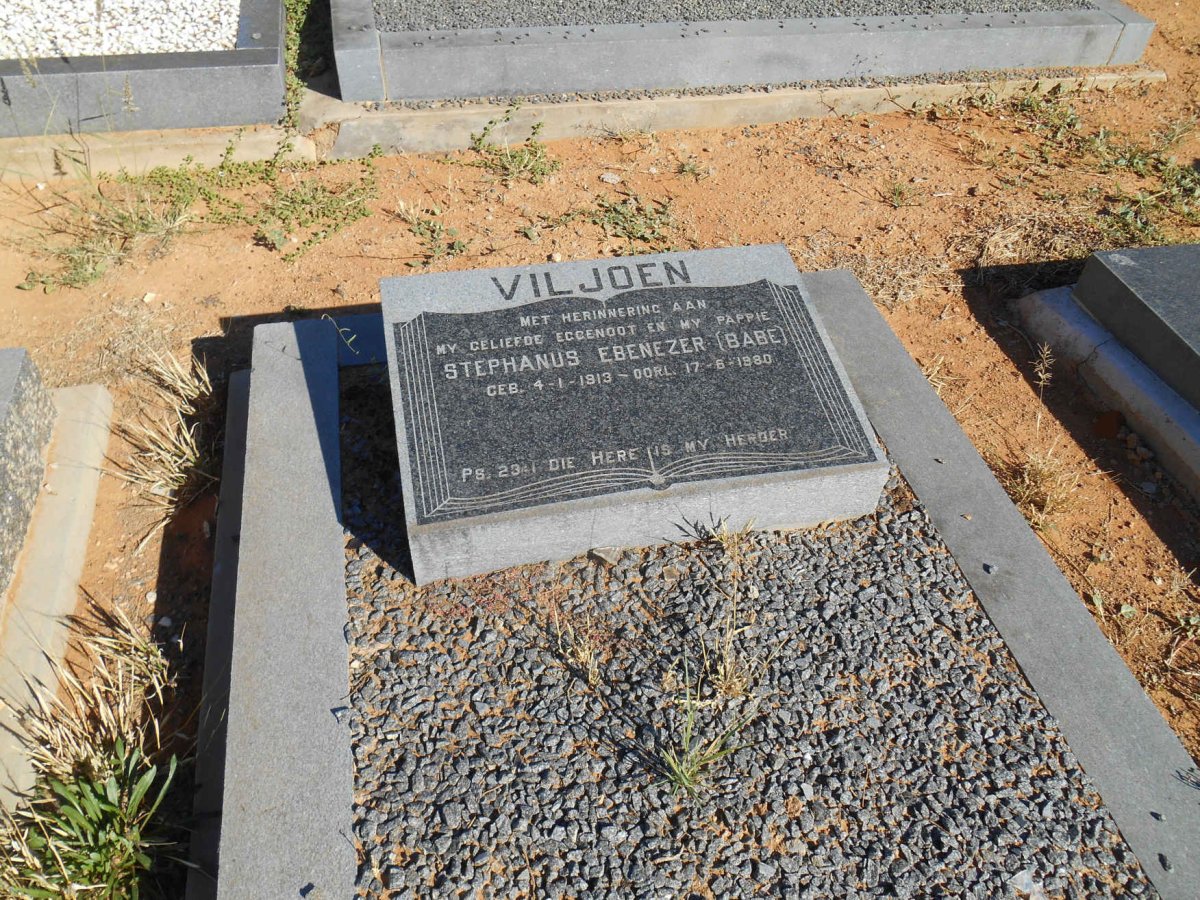 VILJOEN Stephanus Ebenezer 1913-1980