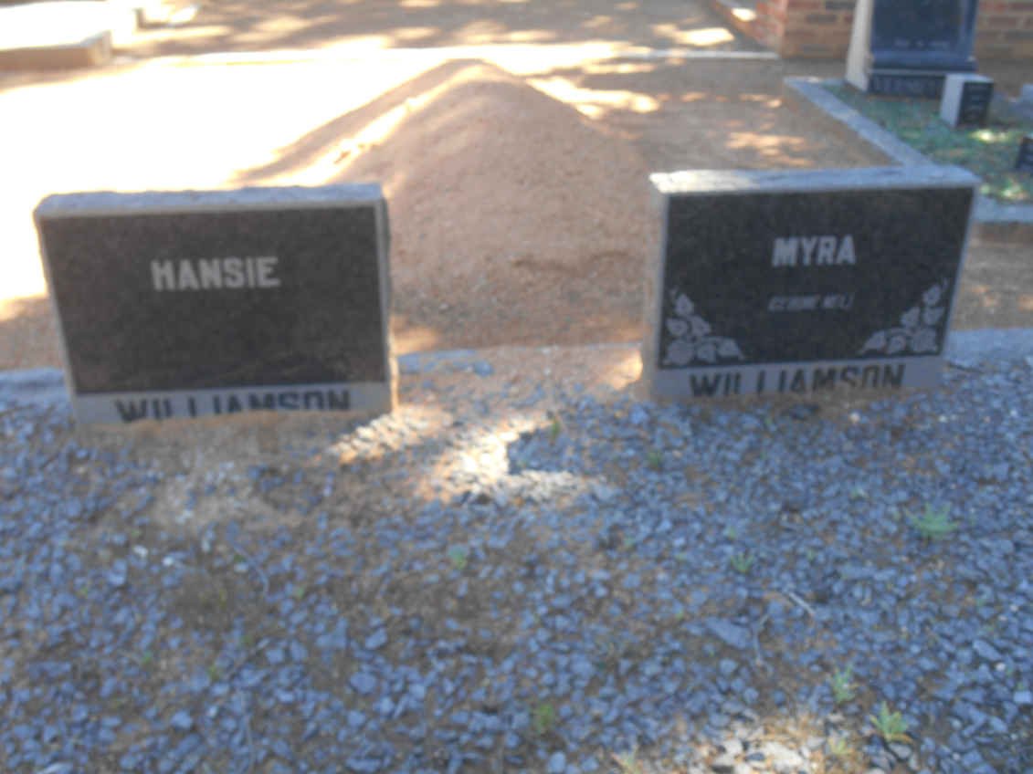 WILLIAMSON Hansie &amp; Myra NEL