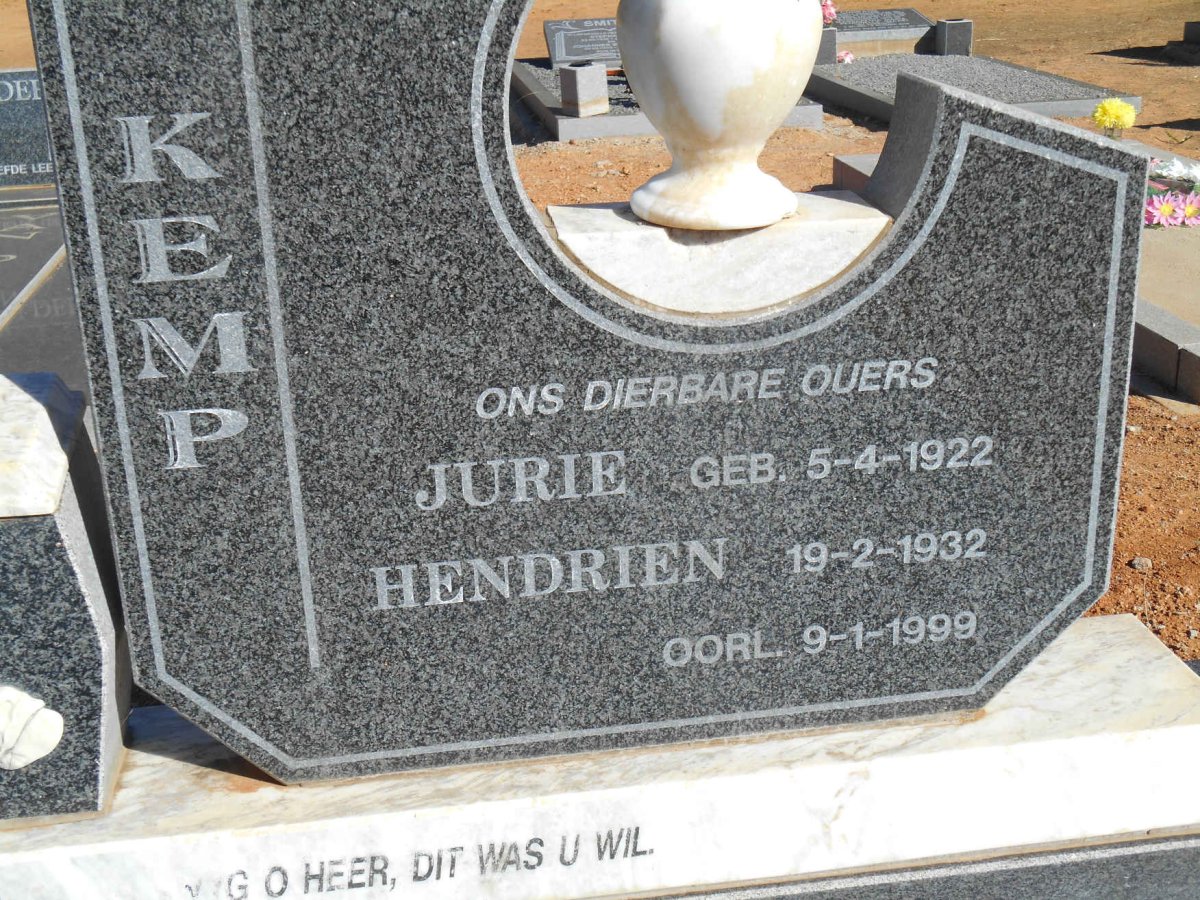 VAN WYK :: KEMP