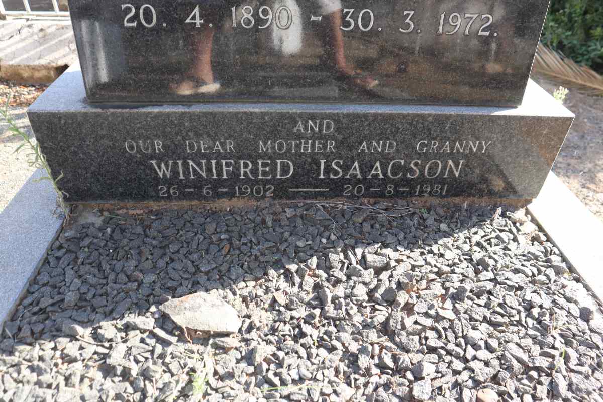 ARCHER Russell Sydney 1890-1972 :: ISAACSON Winifred 1902-1981_2