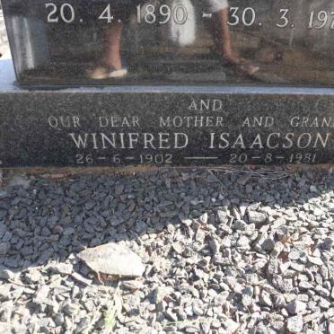 ARCHER Russell Sydney 1890-1972 :: ISAACSON Winifred 1902-1981_2