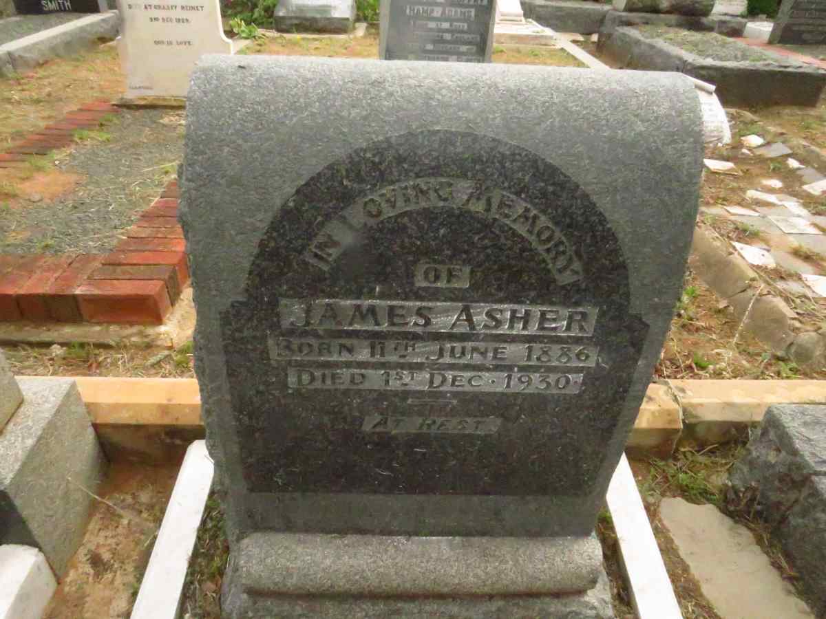 ASHER James 1886-1930