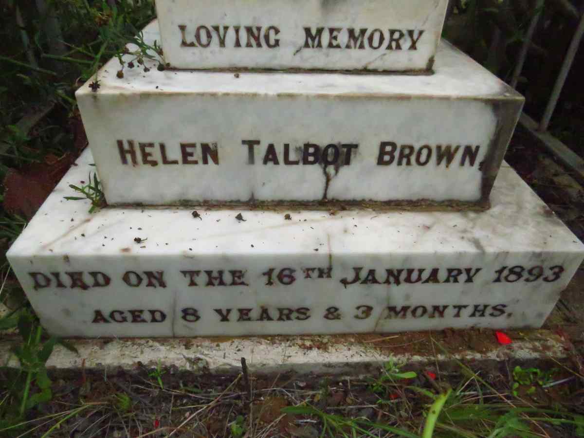 BROWN Helen Talbot -1893