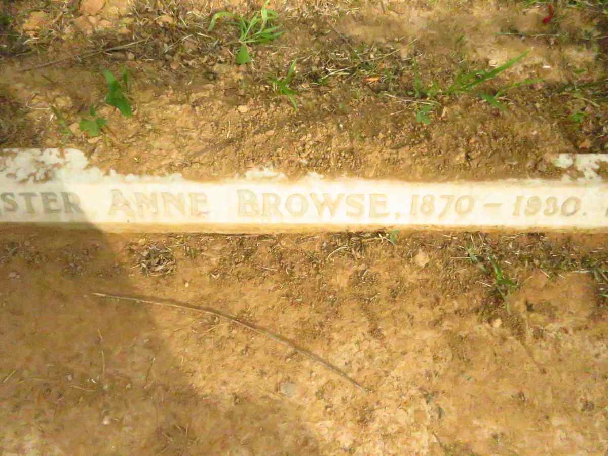 BROWSE Anne 1870-1930