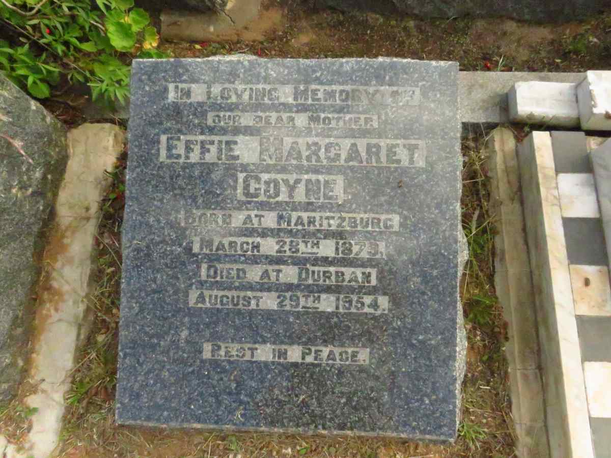 COYNE Effie Margaret 1879-1954
