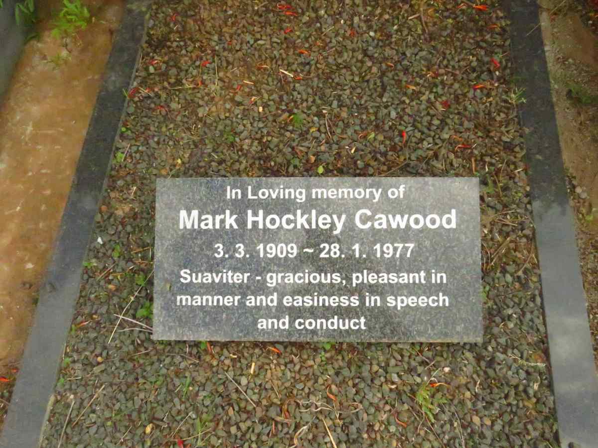 CAWOOD Mark Hockley 1909-1977