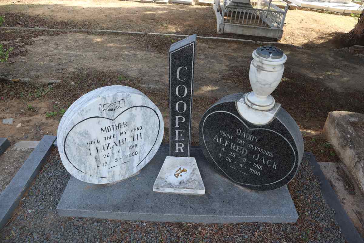 COOPER Alfred Jack 1915-1990 & Elizabeth 1918-2000