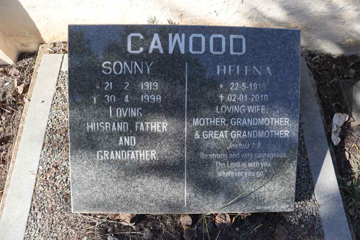 CAWOOD Sonny 1919-1998 & Helena 1919-2010