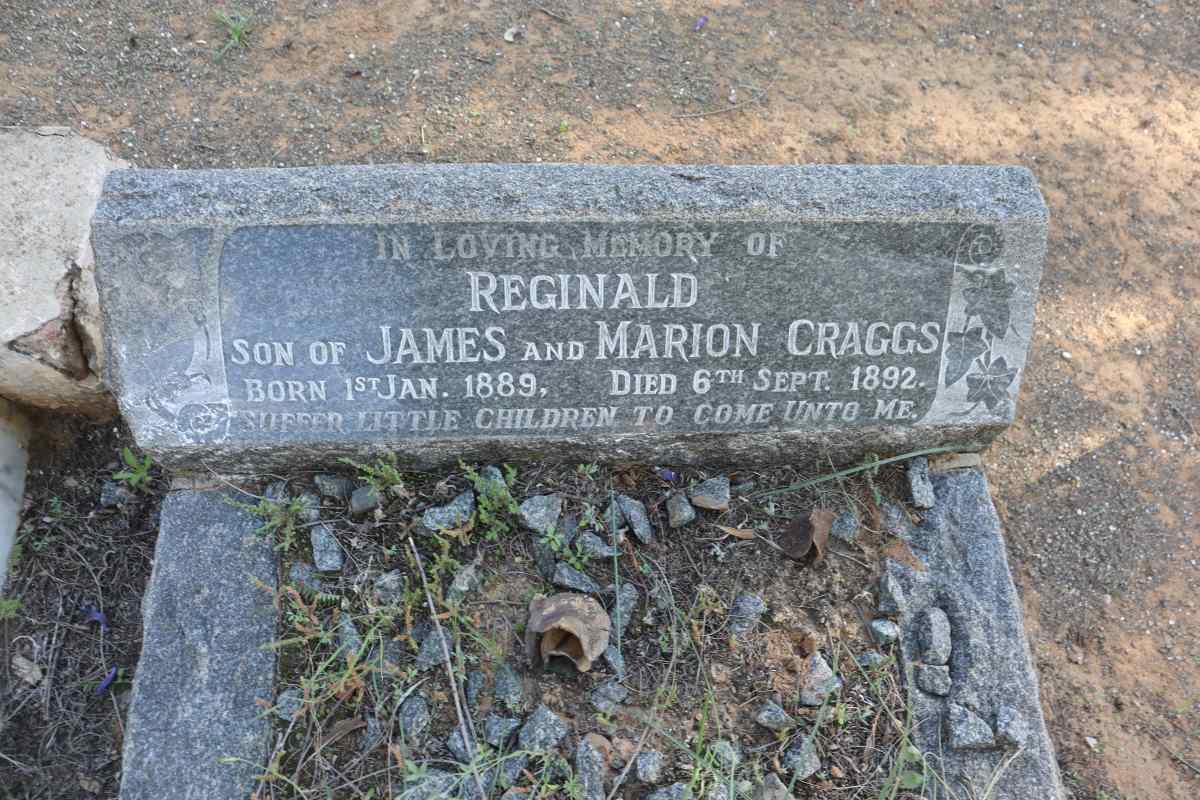 CRAGGS Reginald 1889-1892