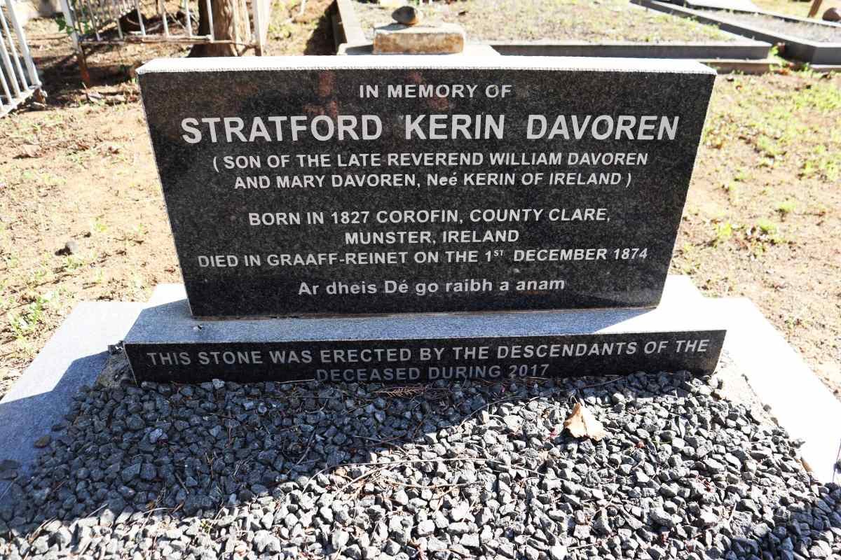 DAVOREN Stratford Kerin 1827-1874